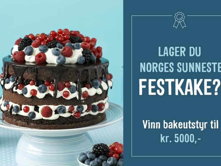 Lager du Norges sunneste festkake?