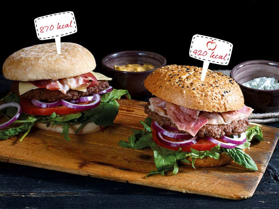 Slik lager du en sunn hamburger