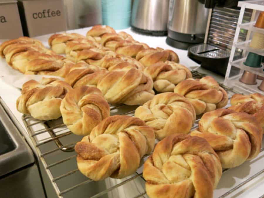 Fryseren full av kanelboller