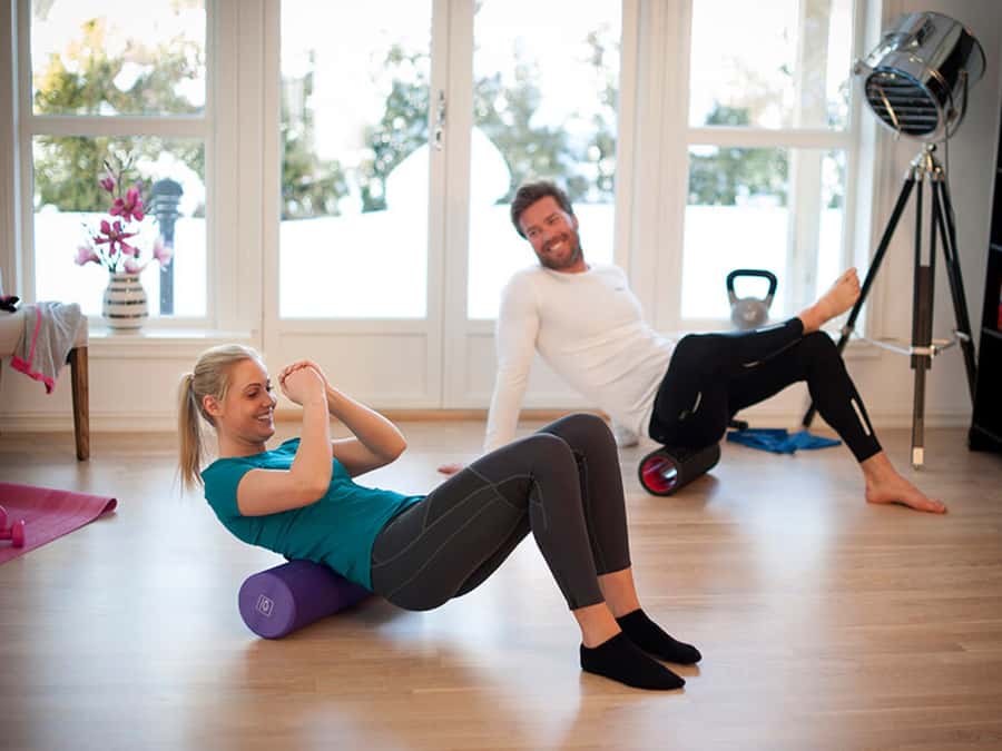 Foamroller øker blodsirkulasjonen og gir mer bevegelighet i muskler og ledd