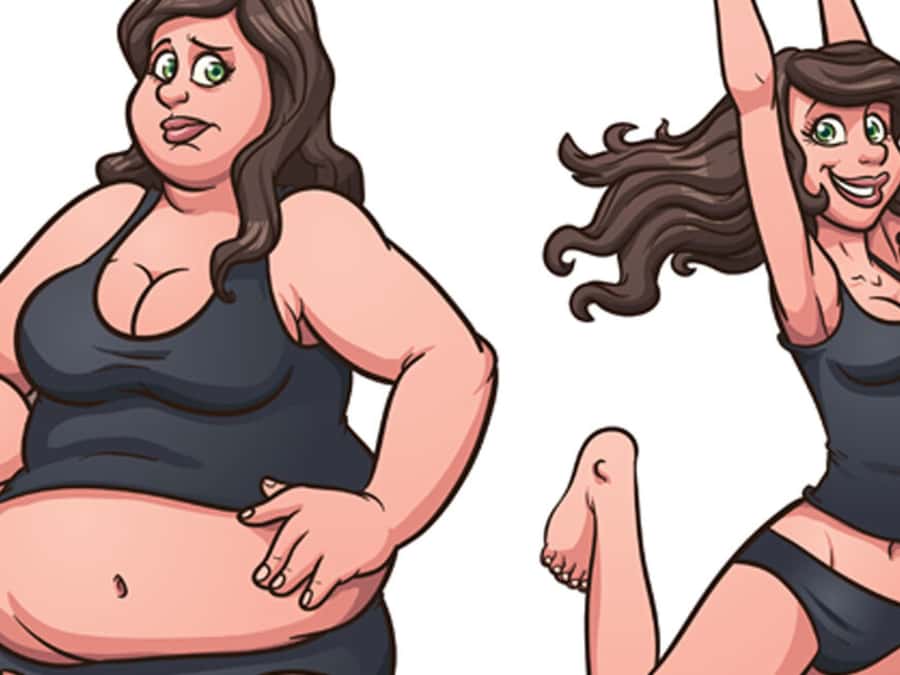 Min historie fra tjukk og daff til sprek, flott og blid