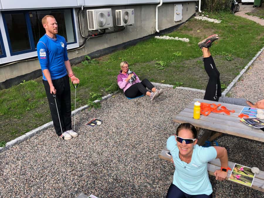 Ja til lunsjtrening!