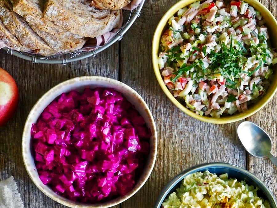Påleggssalater til 17. mai frokosten