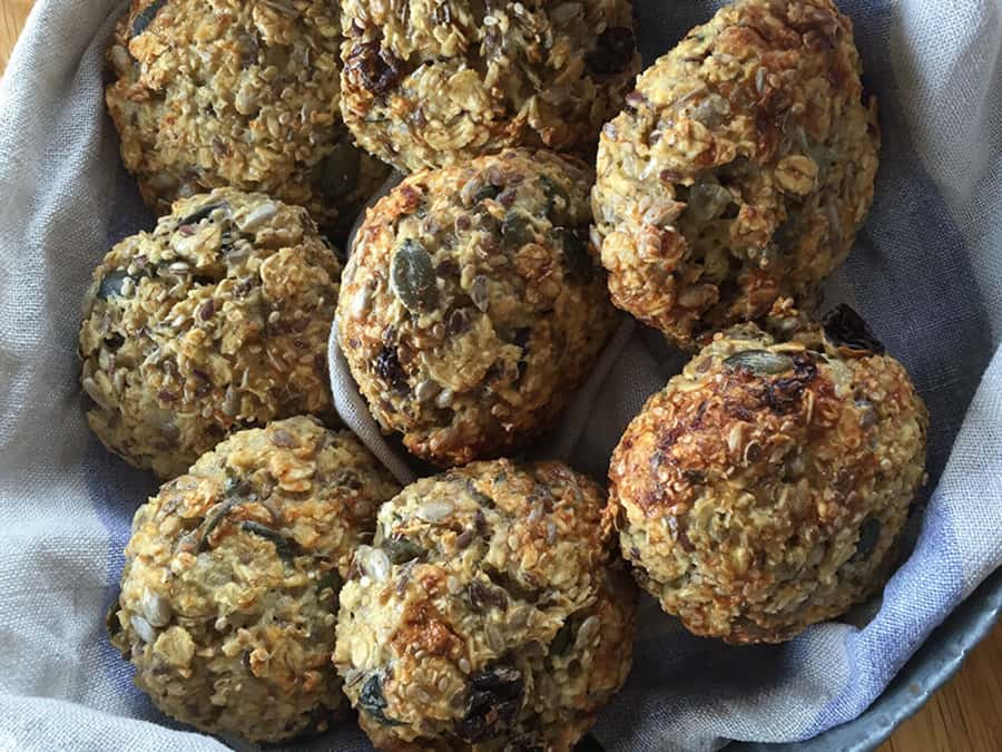 Glutenfrie Müsli rundstykker