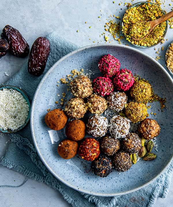 Daddelkuler med peanøtt