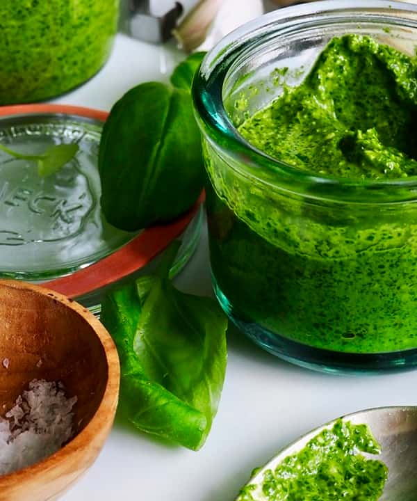 Pesto med spinat