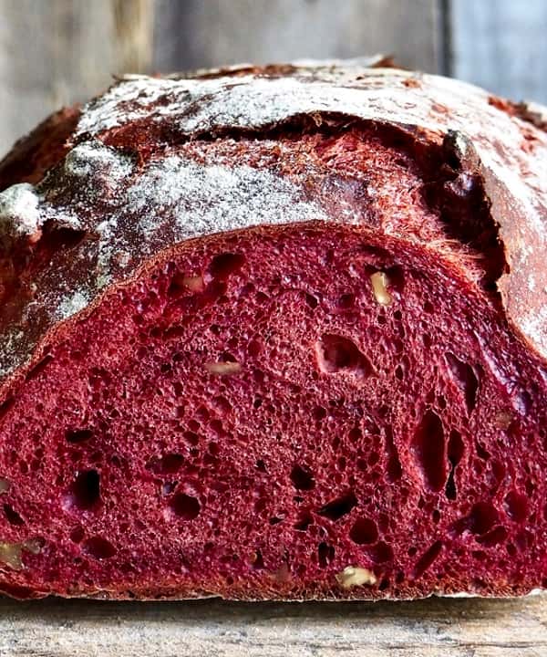 Eltefritt betebrød med valnøtter