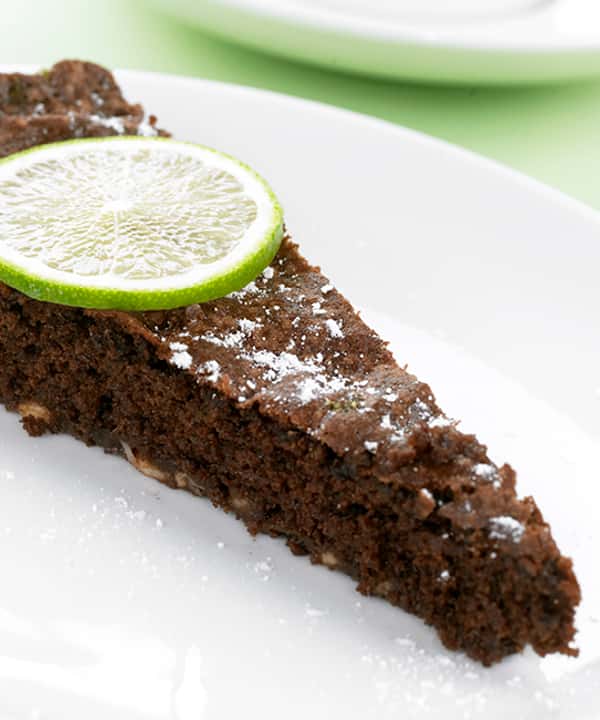 Limesjokoladekake