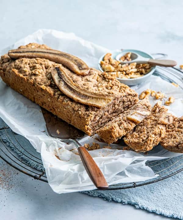 Bananbrød med valnøtter