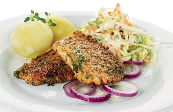 Seibiff med coleslaw