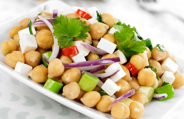 Kikertsalat med chili