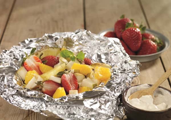 Grillet fruktblanding