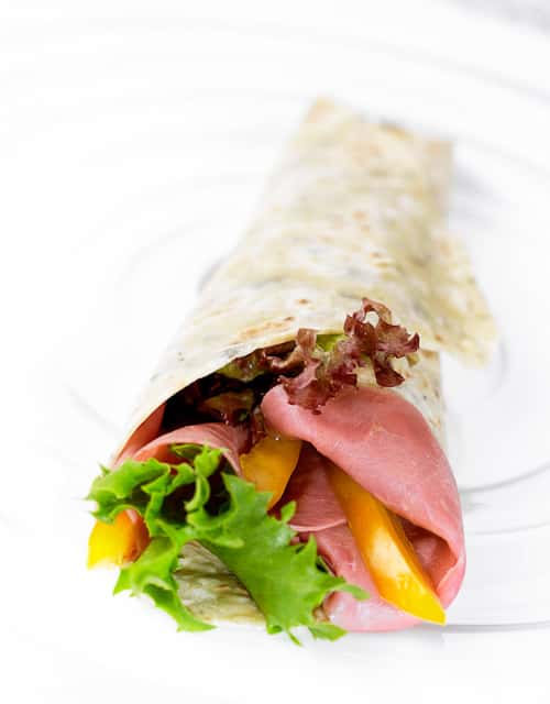 Lompe med pastrami