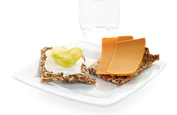 Knekkebrød med pålegg