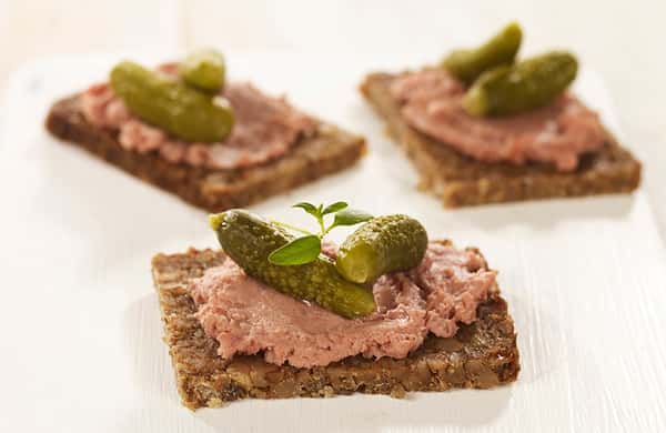 Rugsnacks med leverpostei