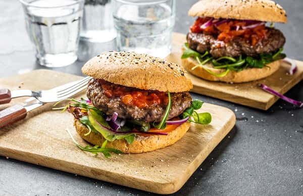 Hamburger med salsa