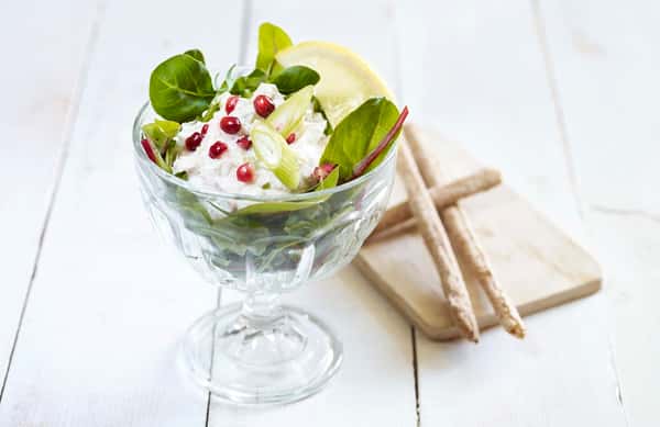 Tunfiskrøre med salat
